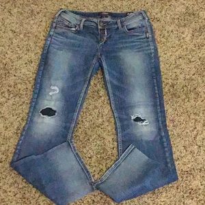 WOMENS SILVER JEANS
